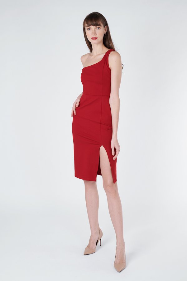 Dion Dress in Red